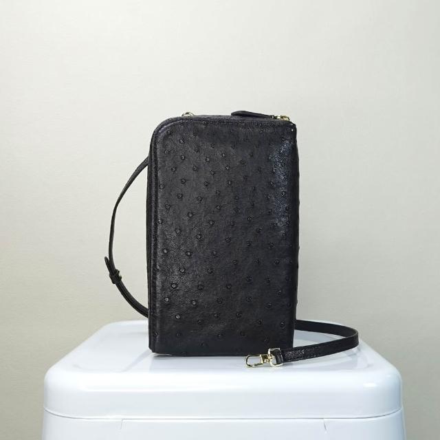 【M2ND】紐貝珍稀鴕鳥皮多功能隨身護照包(T9438A)