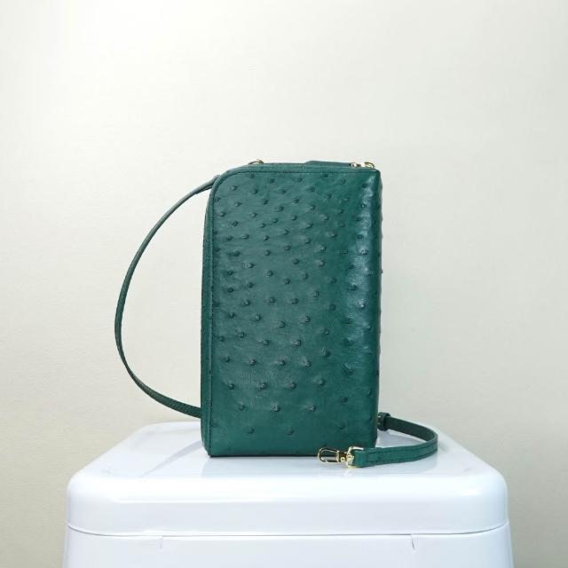 【M2ND】紐貝珍稀鴕鳥皮多功能隨身護照包(T9438A)