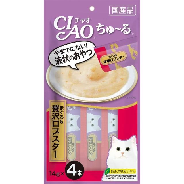 【CIAO】囤貨組-啾嚕肉泥14g*4入-24包(貓零食/貓肉泥/寵物零食)