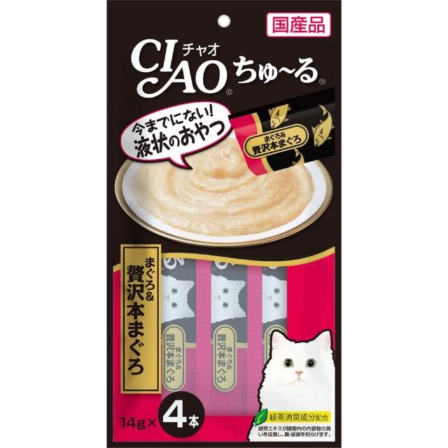 【CIAO】囤貨組-啾嚕肉泥14g*4入-24包(貓零食/貓肉泥/寵物零食)