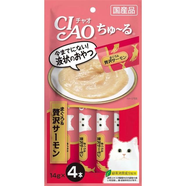【CIAO】囤貨組-啾嚕肉泥14g*4入-24包(貓零食/貓肉泥/寵物零食)