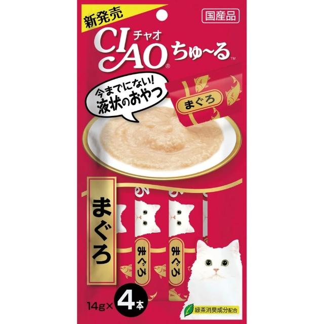 【CIAO】囤貨組-啾嚕肉泥14g*4入-24包(貓零食/貓肉泥/寵物零食)