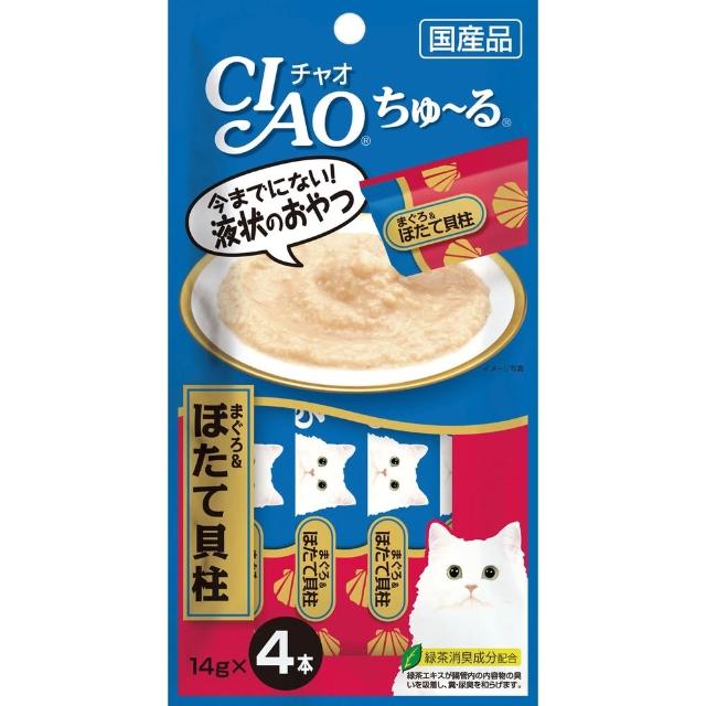 【CIAO】囤貨組-啾嚕肉泥14g*4入-24包(貓零食/貓肉泥/寵物零食)
