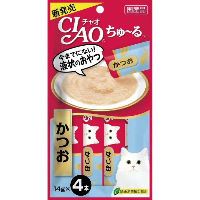 【CIAO】囤貨組-啾嚕肉泥14g*4入-24包(貓零食/貓肉泥/寵物零食)