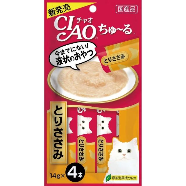 【CIAO】啾嚕肉泥14g*4入-12包(貓零食/貓肉泥)