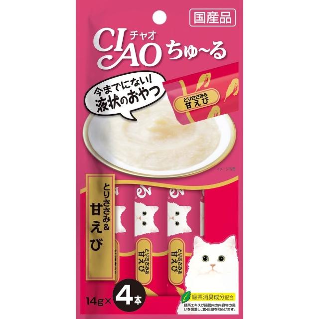 【CIAO】囤貨組-啾嚕肉泥14g*4入-24包(貓零食/貓肉泥/寵物零食)