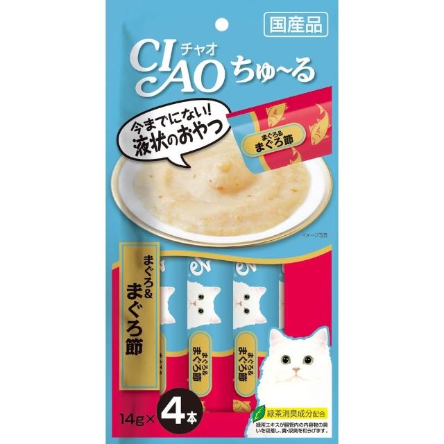 【CIAO】囤貨組-啾嚕肉泥14g*4入-24包(貓零食/貓肉泥/寵物零食)