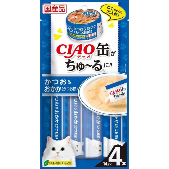 【CIAO】囤貨組-啾嚕肉泥14g*4入-24包(貓零食/貓肉泥/寵物零食)