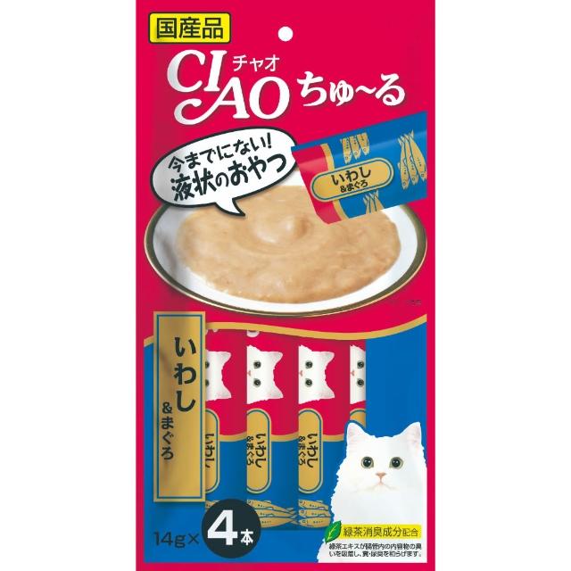 【CIAO】囤貨組-啾嚕肉泥14g*4入-24包(貓零食/貓肉泥/寵物零食)