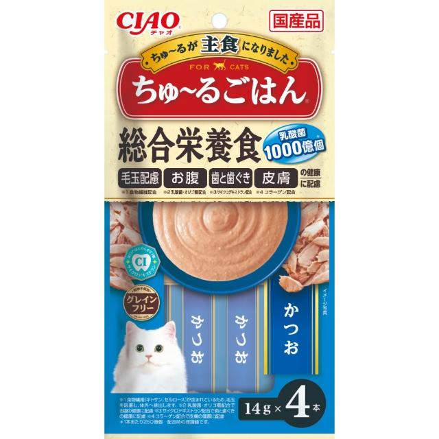 【CIAO】啾嚕肉泥14g*4入-12包(貓零食/貓肉泥)