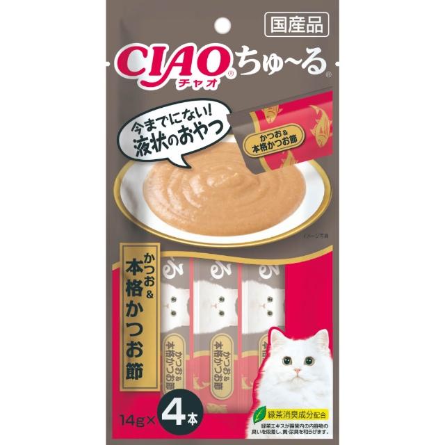 【CIAO】啾嚕肉泥14g*4入-12包(貓零食/貓肉泥)