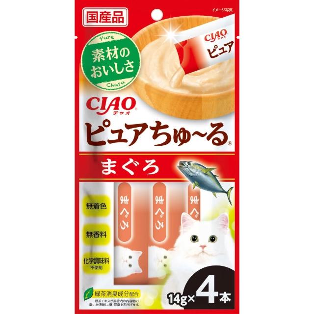 【CIAO】啾嚕肉泥14g*4入-12包(貓零食/貓肉泥)