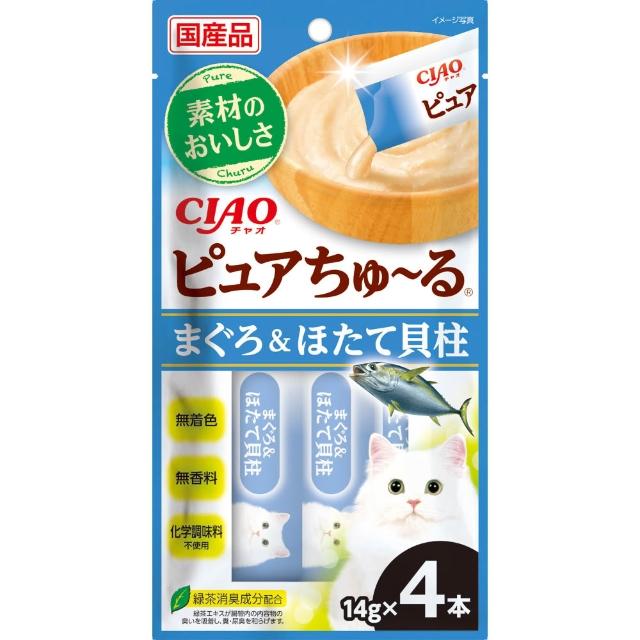 【CIAO】啾嚕肉泥14g*4入-12包(貓零食/貓肉泥)