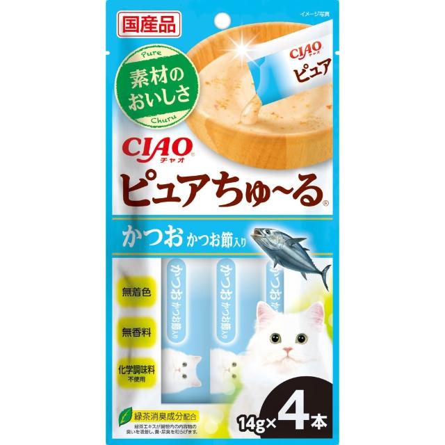 【CIAO】啾嚕肉泥14g*4入-12包(貓零食/貓肉泥)