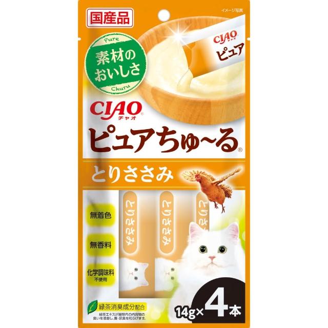【CIAO】啾嚕肉泥14g*4入-12包(貓零食/貓肉泥)