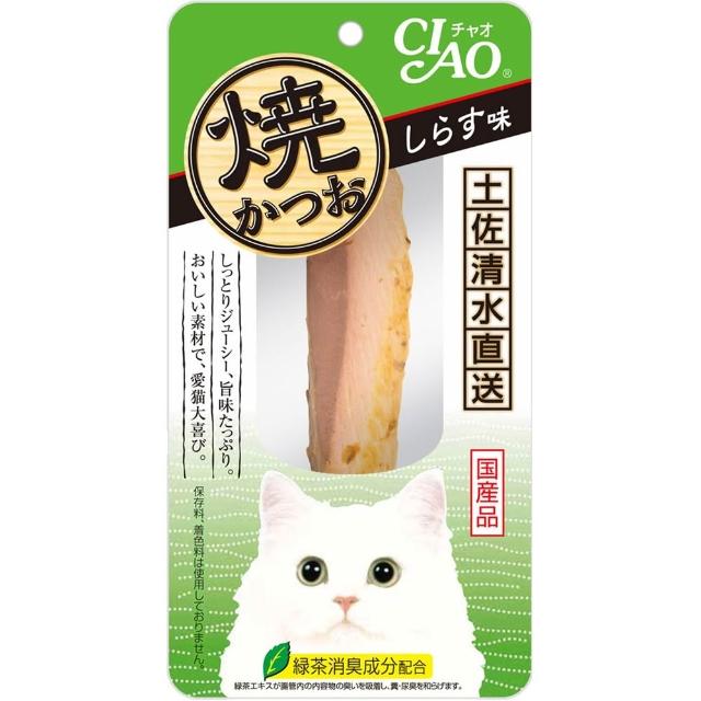 【CIAO】魚柳條15-18g 12包(貓零食/貓肉泥/鰹魚燒)