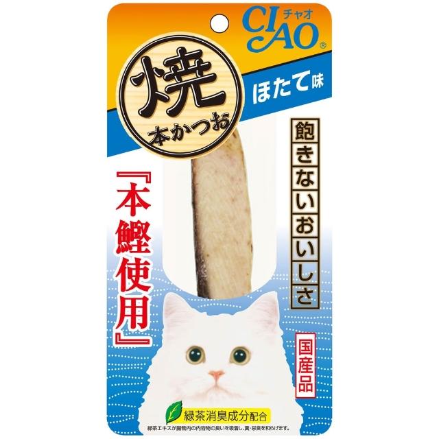 【CIAO】魚柳條15-18g 12包(貓零食/貓肉泥/鰹魚燒)