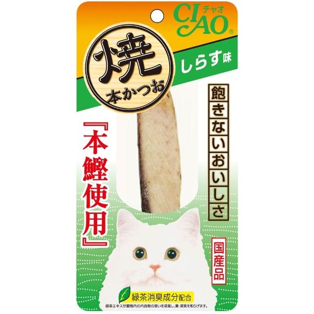 【CIAO】魚柳條15-18g 12包(貓零食/貓肉泥/鰹魚燒)