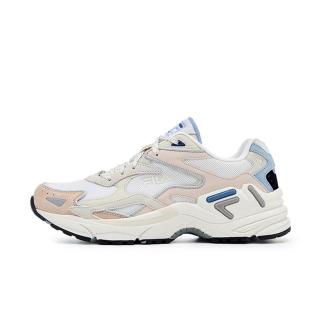 【FILA】Catapult 男女 運動休閒鞋 復古運動鞋 老爹鞋 舒適 米 奶茶(4-C120Z-924)