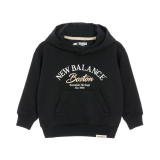 【NEW BALANCE】NB 童裝帽T_7CF3E02WBK_男童/女童_黑色