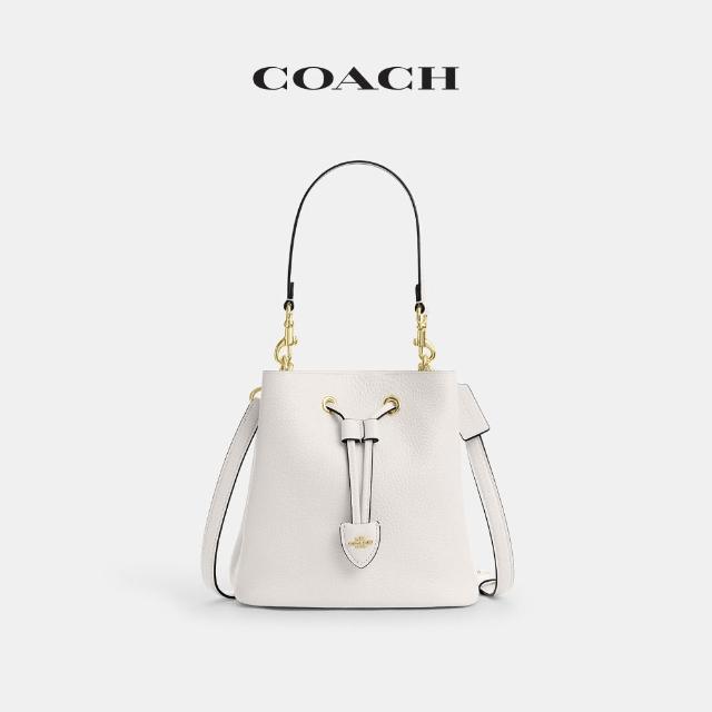 【COACH】蔻馳官方直營 LAUREL/ROWAN/ASHER 經典SIGNATURE/馬車圖案單肩包 水桶包 斜背包-多款任選