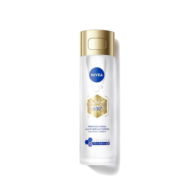 【NIVEA 妮維雅】630肌光三酸煥膚精華水/肌光透白修護精華乳+淡斑精華(提安明多630/美白)