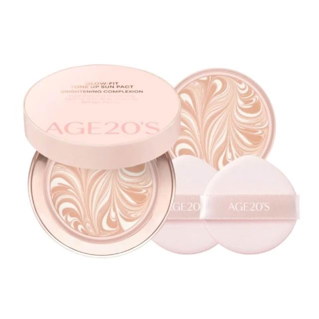 【AGE20】粉餅任選（14g）1空殼+2粉蕊／BE-21亮白色(SPF50+/PA++++/台灣總代理)