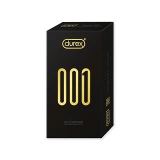 【Durex 杜蕾斯】001水性PU衛生套標準裝1盒(10入 保險套/衛生套/安全套/避孕套/避孕)