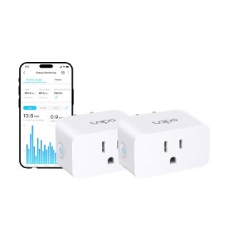 (兩入組)【TP-Link】智慧插座 遠端控制 過載保護 安全認證 電力監控 支援Matter(Tapo P110M)