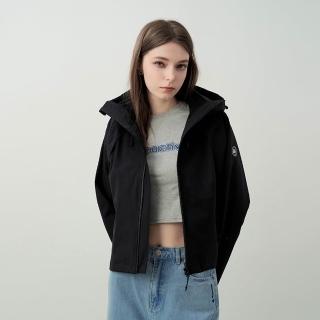 【ELLE ACTIVE】女款 機能保暖兩件式連帽外套-黑色(EA25A3W6102-99)