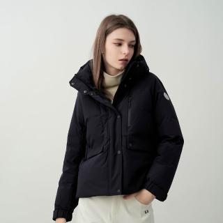 【ELLE ACTIVE】女款 90%高含絨極暖鎖溫羽絨外套-深藍色(EA25A1W6702#39)
