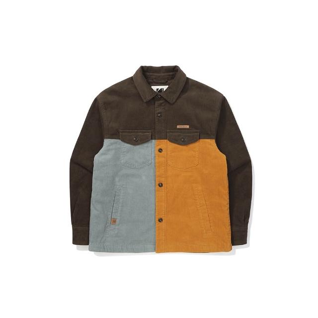 【Kodak Apparel】BROWNIE 布朗尼撞色燈芯絨襯衫外套 兩色任選(K5423LPJ92)
