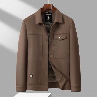 【巴黎精品】KC精品頂級外套90%鴨絨輕羽絨衣衝鋒衣防風大碼男裝-兩件工裝羽絨2色n1mc60