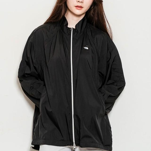 【The North Face】北臉 韓國 白標 女版 亮面方標 涼感 透氣 外套 女生外套 薄外套
