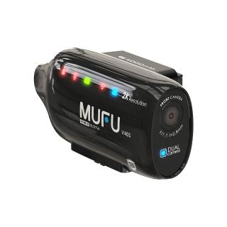 【MUFU】V40S 極光機 雙鏡頭機車行車記錄器-側邊款｜2K 一扣即錄｜Gogoro/外送首選 (贈64GB記憶卡)