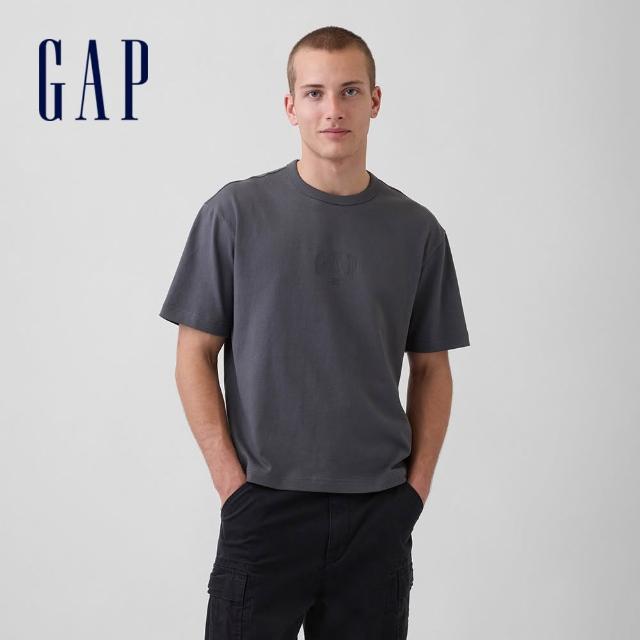 【GAP】男裝 日常寬鬆Logo短袖T恤-多款任選(874467&895172&884494)