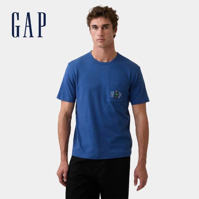 【GAP】男裝 日常寬鬆Logo短袖T恤-多款任選(874467&895172&884494)