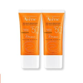 即期品【Avene 雅漾】買一送一★全效極護亮顏防曬乳SPF50+ 30ml(短效品)