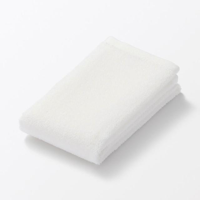 【MUJI 無印良品】柔軟薄型面用巾(柔白/灰色/墨灰/米色/藍色)