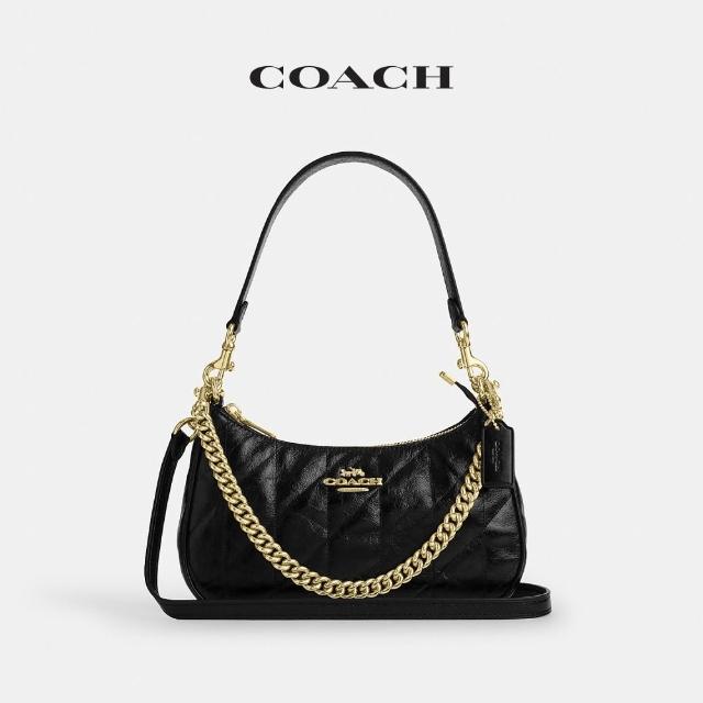 【COACH】蔻馳官方直營 TERI 絎縫細節單肩包 單肩手袋 斜背包-多色任選(CDY83/CET35)
