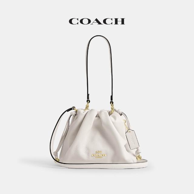 【COACH】蔻馳官方直營  ROWAN/ FAYE 經典SIGNATURE掛件裝飾水桶包 拉繩包-多款任選(CDY21/CT763)