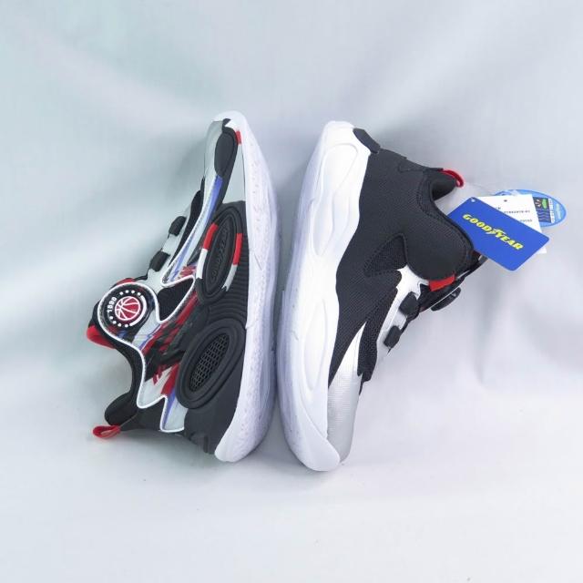 【GOODYEAR 固特異】大童 旋轉扣緩震籃球鞋 運動鞋 免綁鞋帶(GAKR68310/GAKR68316)