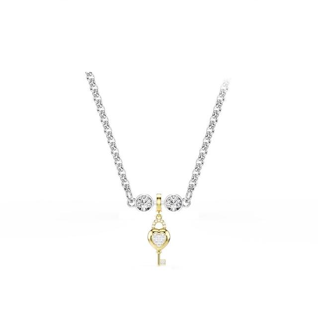 【SWAROVSKI 施華洛世奇】官方直營 Idyllia Charm Remix項鍊組 小熊/幸運草/西瓜/心與鑰匙 多款可選