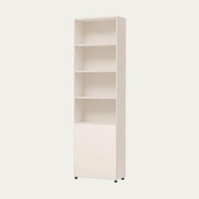 【iloom 怡倫家居】EDDI 600型6層收納櫃含門板 兩色可選(書櫃 書架 雙層書架 兒童書架 收納櫃 櫃子)