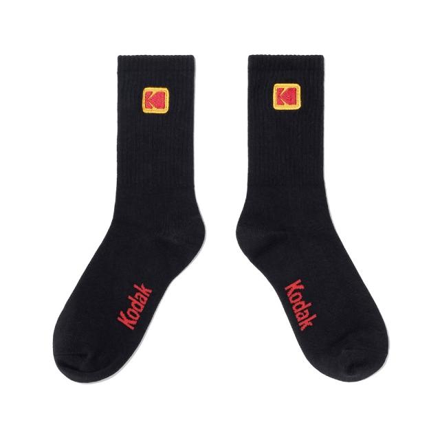 【KODAK Apparel】柯達 男女同款 襪類 / 單色中筒襪 共3色 金惠奫同款 / KB631001