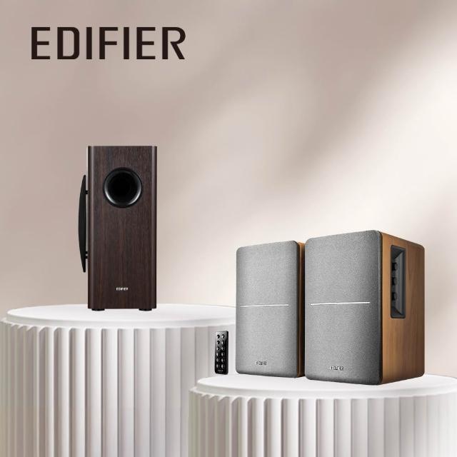 【EDIFIER】R1280DB   2.0聲道藍牙喇叭+T5S重低音(音響/主動喇叭/桌上喇叭 /2.0聲道/藍牙喇叭/重低音)