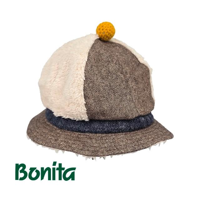 【Bonita 葆倪】日本進口/童帽/絨毛拼接趣味造型童帽/699-4856