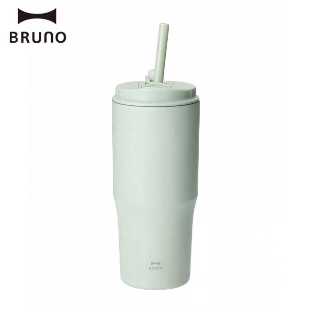 【BRUNO】日本BRUNO 雙飲保溫吸管杯700ml附吸管(真空冰壩杯、水壺、咖啡杯、運動水壺、隨行杯、保溫瓶)