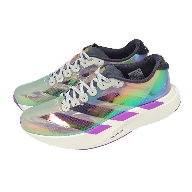 豆銀　大小9個 adidas 愛迪達】慢跑鞋Adizero Evo SL Woven CNY 男鞋幻彩灰馬年緩震