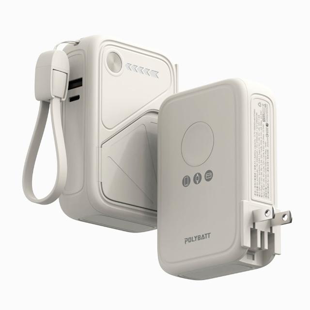 【POLYBATT】台灣製造 X3 防爆固態 20W八合一行動電源10000mAh(CCC認證/快充/磁吸)